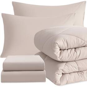 B0cypsy8xx Ntbay Twin Comforter Set With Sheets 5 Pieces Soft And Breathable Bedding