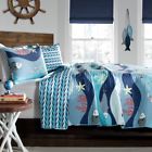 Nts-27313 Needful Things Nautical Bedding Set Coastal Maritime Decor 604227127313