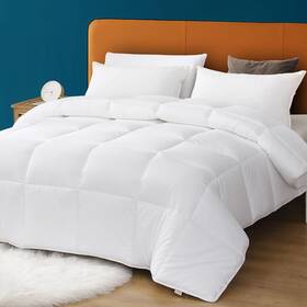 Oaken-cat 697478156430 100% Cotton Cover Down Alternative Comforter Queen - All Season Ultra-soft Skin