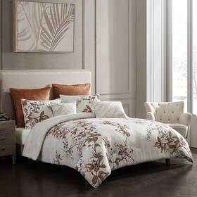 Oakly Euro Sham 679610907469 Riverbrook Home Oaklyn Collection 5 Piece Set Spice