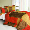 Onitiva-cft01035-1brk-mptp Blancho Bedding Red Teahouse Quilted Patchwork Down Alternative Comforter Set