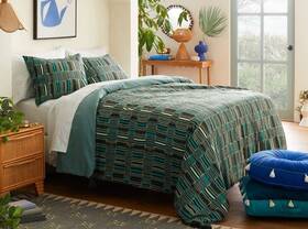 86824575 Opalhouse Designed With Jungalow King Sun In The Water Duvet Cover And Sham Set Teal