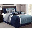 P20617nayvcalk Luxlen Comforter Sets Piece Luxury Bed In Bag 634030220895
