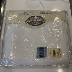 Pacific Coast 025521001336 New Feather Company Hollander Cotton Cover Down Comforter Queen