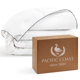 Pacific Coast 850071185171 Twin Comforter Filled With White Goose Down Bed Fluffy All Season