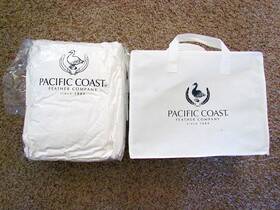 Pcf-c2403dcwdd-k Pacific Coast Textiles Textile Duck Down Comforter King White 100% Cotton West New