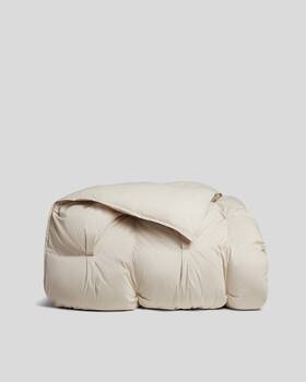 63000078765 Parachute New Bone Organic Cotton Puff Comforter Size King/cal.king