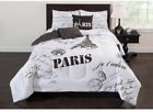 Paris Piece Bedding 5 Comforter Set King Size Bedroom Sham Pillow Cases Down 600210398456