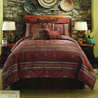 Pc Chenille Comforter Set 4 King Pueblo Rustic Bed Veratex Pattern Western