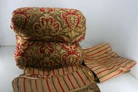 Pchf 719294493503 Ausin Horn Classics Botticelli Four Piece Bedding Collection King Sized Rust