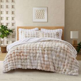 Peace Nest 717019393145 Dual-side Fluffy Sherpa Comforter Set Winter Plush Fuzzy Bedding