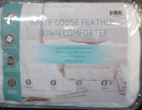 Peace Nest 811098030493 All Season White Down Comforter With Baffled Box Construction - King