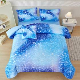Pm1346 Perfemet Queen Comforter Set With Sheets 6 Pieces Girls Bedding Fluffy Bed In A Ba