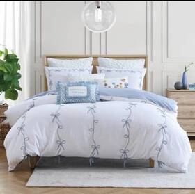 94467606 Peri Home Full/queen Sasha Bows Comforter Bedding