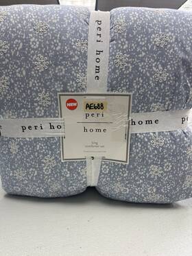 94467609 Peri Home 3pc King Ikat Eyelet Comforter Set