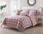 Pescadero-coral King Linen 5 Piece