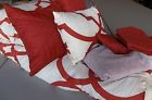 M0525072021 Piece Oversized Trellis Lavish Rust 7 Comforter Queen-full Home Set