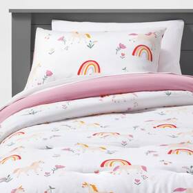 80775206 Pillowfort Twin Unicorn Cotton Comforter -