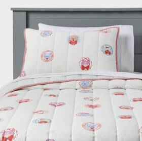 94679508 Pillowfort Twin Patisserie Pet Shoppe Kidsft Quilt Set -