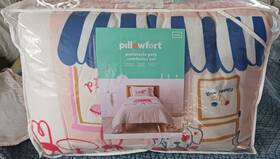94679513 Pillowfort Twin Ftpatisserie Petsft Cotton Comforter Set Nwts Cute Dachshund Sham