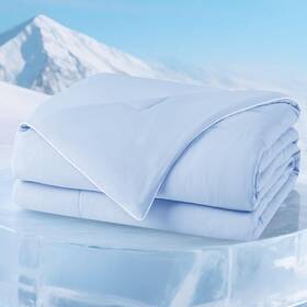 Polaredge Pro 022164574814 Cooling Comforter King Size Blanket For Hot Sleepers Light Blue New