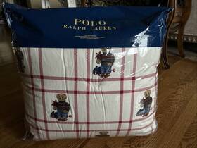 Polo Ralph Lauren 886087476453 Holiday Gift Bear Collection Twin 2 Pc Comforter Set - Nwt