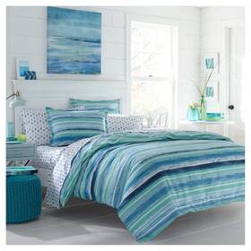 52193065 Poppy & Fritz Aqua Alex Comforter Set Twin - And