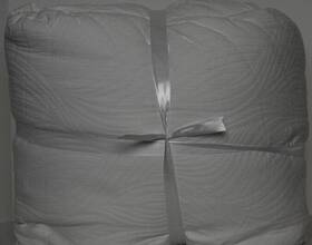 181196 Pottery Barn Lucette 3-piece Cotton Queen Comforter And Std.shams Set White New
