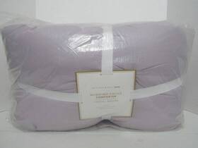 3336139 Pottery Barn Teen Pintuck Comforter Twin/twinxl Dusty Iris Nwt