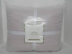 5317001 Pottery Barn Teen Wavy Microfiber Comforter Twin/twin Xl Gray Lilac Color Nwt