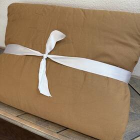 6963726 Pottery Barn Teen Camden Reversible Comforter Xl Twin Steel Gray / Honey Tan