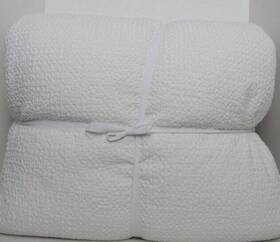 7380972 Pottery Barn Vintage Washed Cotton Linen Comforter F/q 92 Inch X 88 New