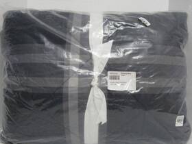 8816256 Pottery Barn Teen Xander Plaid Comforter Twin/twinxl Black Color Nwt