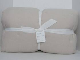 8838895 Pottery Barn European Flax Linen Waffle Comforter King/cal.king Dark Nwt