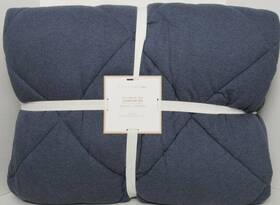 7767579 Pottery Barn Teen Favorite Tee Comforter Full Queen 86 Inch X Navy Nwt