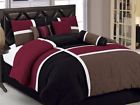 Pul37y Chezmoi Collection Quilted Patchwork Comforter Bedding Bed Set Queen Burgundy Pul37y Chezmoi Collection Quilted Patchwork Comforter Bedding Bed Set Queen Burgundy