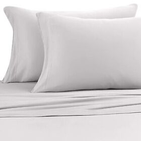 Pure Beech Jersey Knit 100% Modal Twin Sheet Set Heather Gray 3 Pc