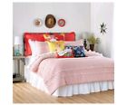 Pw9774021722-01 Pioneer Woman The Cotton Comforter Ticking Stripe Red Size