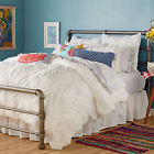 Pw9774021722-30 Pioneer Woman The Ruched Chevron Comforter White 042075525354
