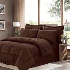 8pc-cmf-bib-q-choc Qhjlijqbtj Sweet Home Collection Piece Bed In Bag 643462030996