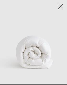 48901 Quince Premium Down Alternative Comforter King/cal King Msrp 149.90