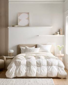 88536 Quince Nwt Cotton Pintuck Comforter King / Cal White Retail 169.90