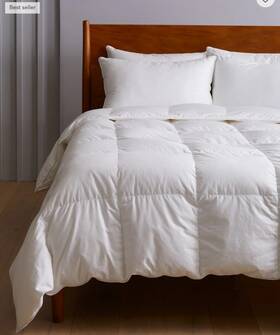 Gra3714 Quince All-season Premium Duck Down Comforter Insert King/cal King Msrp 224