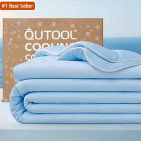 Qutool 313105722730 Cooling Blankets For Hot Sleepers Summer Comforter Night Sweats King
