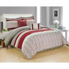 R07739 Rt Designers Collection Modern Design Bedding Set Queen Size Comforter