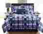 Raf-bk6-bl Compass Oversized Over Filled Rafael 6 Piece Mink Comforter Set King Blue 848504043648