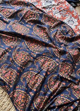 Ralph Lauren 600753992001 Tessa Floral Full Queen Duvet Comforter Cover String Tie Boho