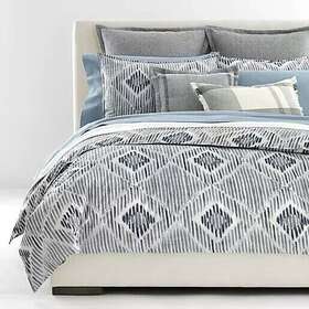 Ralph Lauren 600797692001 King Austin Diamond Geometric Comforter Set Grey Blue Shams