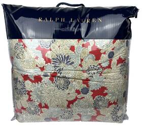 Ralph Lauren 650808163001 Queen Full Comforter Remy Floral Red Multicolor 100% Cotton