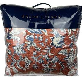 Ralph Lauren 650869201002 King Mirabelle Tulip Floral Comforter Blue Scarlet White Orange Ralph Lauren 650869201002 King Mirabelle Tulip Floral Comforter Blue Scarlet White Orange
